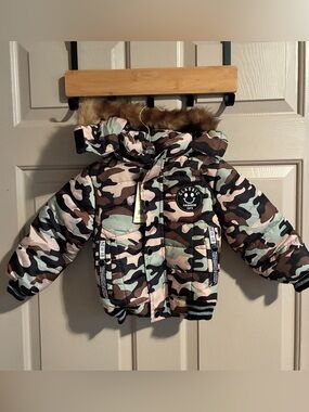 NEW Toddler Baby Girl Winter Puffer Coat 1-2T
